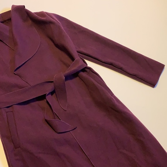 Vintage Long Thin Purple Coat - Women’s Size Small - Picture 4 of 8